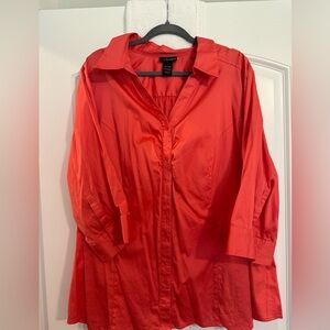 Rounded Hem - Button Up Tunic
